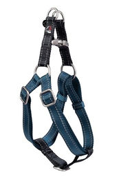 Produktbild von HKM ANAM Cara Hundegeschirr aus Nylon Dunkelblau/Petrol Größe S