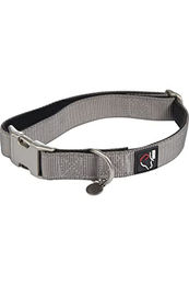 HKM ANAM Cara Hundehalsband aus Baumwolle Taupe Größe M – Bild 1 von 2
