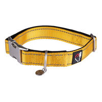 Produktbild von HKM ANAM Cara Hundehalsband aus Leder Goldgelb Größe M