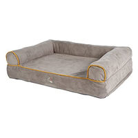 Produktbild von HKM ANAM Cara Hundesofa Stoff Taupe Goldgelb Größe S