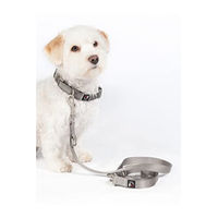 Produktbild von HKM ANAM Cara Hundetrainingsleine aus Gurtband in Taupe Größe S - 2 m