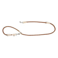 Produktbild von HKM ANAM Cara Hundetrainingsleine aus Leder in Cognac Braun Größe S - 200 cm