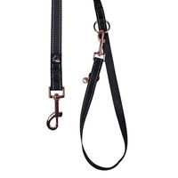 Produktbild von HKM ANAM Cara Hundetrainingsleine Schwarz/Roségold Größe S