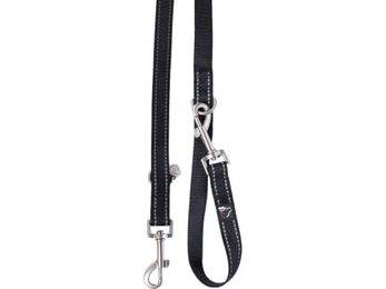 HKM ANAM Cara Schleppleine aus Nylon für Hunde Schwarz S – Bild 1 von 2