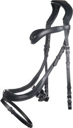 HKM Anatomic Gebisslose Trense für Pferde aus Leder in Schwarz für Ponys – Bild 1 von 1
