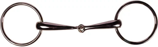 HKM Anatomisches Einfachgebiss für Pferde aus Edelstahl 16 mm – Bild 1 von 1