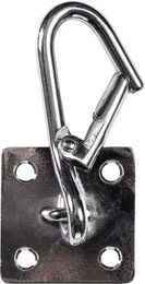 HKM Anbindering für Pferde mit Haken aus Metall in Silber – Bild 1 von 1