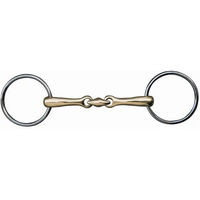 Produktbild von HKM Argentan Doppelt gebrochenes Gebiss für Pferde aus Edelstahl 18 mm
