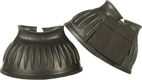 HKM Atlanta Gamaschen aus Gummi für Pferde in Blau Schwarz Braun oder Grün Größe M – Bild 1 von 2