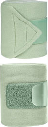 HKM Bandagen aus Fleece Beinschutz 4er Set Hellgrün 200cm – Bild 1 von 1