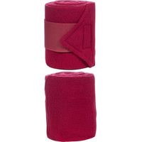 Produktbild von HKM Bandagen Classic Beinschutz Set für Ponys Weinrot 100cm