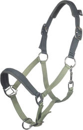 HKM Barnie Halfter für Ponys in Rauchblau/Pink aus Neopren – Bild 1 von 2
