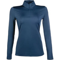 Produktbild von HKM Basic Reitshirt Damen langarm blau Größe L
