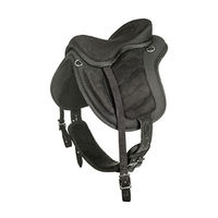 Produktbild von HKM Baumloser Shetty Sattel Schwarz/Schwarz 12 Zoll