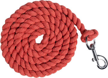 HKM Baumwoll-Longierleine mit Karabiner Orange 180 cm – Bild 1 von 2