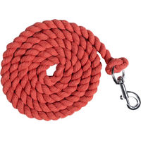 Produktbild von HKM Baumwoll-Longierleine mit Karabiner Orange 180 cm