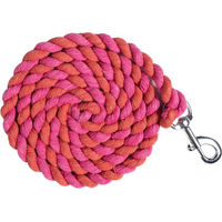 Produktbild von HKM Baumwollleine mit Karabiner 180 cm Rosa Bunt