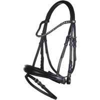 Produktbild von HKM Bella Gebisslose Trense für Pferde aus Leder in Schwarz und Silber