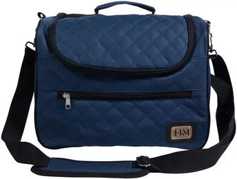 HKM Berry Putztasche für Sattelzubehör Dunkelblau/Schwarz Einheitsgröße – Bild 1 von 2
