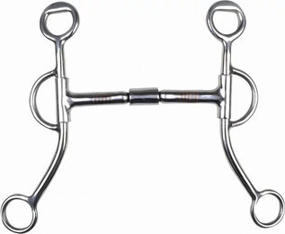 HKM Billy Allen Western Snaffle-Trense für Pferde aus Edelstahl in Silber – Bild 1 von 1