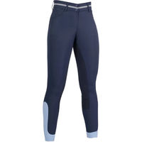 Produktbild von HKM Bloomsbury Reithose Damen Full Grip Blau Lycra Größe 36