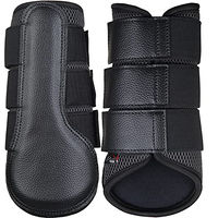 Produktbild von HKM Breath Hufglocken und Gamaschen Set Dunkelgrau XL aus 3D-Mesh Beinschutz für Pferde