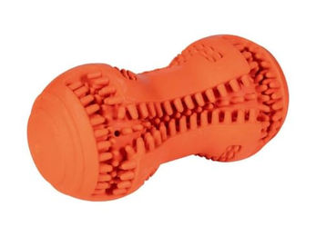 HKM Buddy Bone II Hundespielzeug aus Naturkautschuk Orange Einheitsgröße – Bild 1 von 3