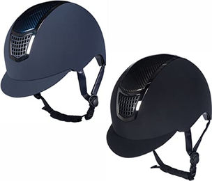 HKM Carbon Professional Reithelm Schwarz Größe L – Bild 1 von 6