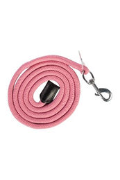 HKM Carlotta Longierstrick mit Karabinerhaken aus Leder in Rosa 180 cm – Bild 1 von 1