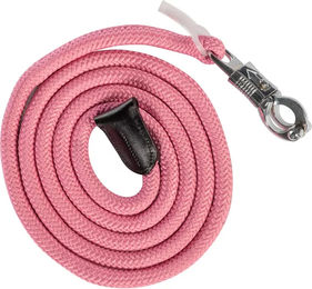 HKM Carlotta Reit-Longe aus Leder mit Panik-Karabinerhaken in Rosa – Bild 1 von 1