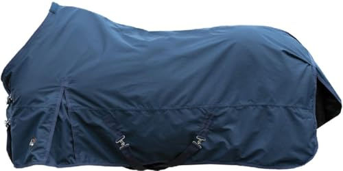HKM Chester Weidedecke mit Fleecefutter Dunkelblau 165 cm – Bild 1 von 2
