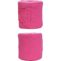 Produktbild von HKM Classic Gamaschen aus Fleece für Pferde in Rosa 4er Pack