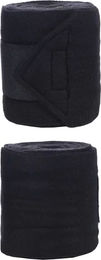 HKM Classic Gamaschen aus Fleece für Pferde Schwarz 4er Pack – Bild 1 von 1