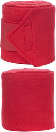HKM Classic Gamaschen aus Fleece in Rot 4er Pack für Pferde – Bild 1 von 1