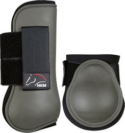HKM Classic Gamaschen und Streichkappen Set für Ponys in Tannengrün – Bild 1 von 1