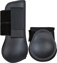 HKM Classic Offene Gamaschen für Pferde aus Neopren Schwarz – Bild 1 von 1
