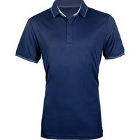 Produktbild von HKM Classico Reit-Poloshirt für Herren in Blau Größe L