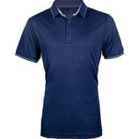 Produktbild von HKM Classico Reitshirt Polo für Herren in Blau Grösse XXL
