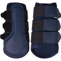 Produktbild von HKM Comfort Breath Gamaschen für Pferde aus Kunstleder Blau XL
