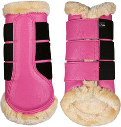 HKM Comfort Gamaschen Beinschutz Pink Größe S – Bild 1 von 1