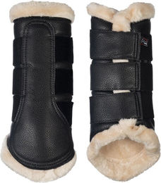 HKM Comfort Gamaschen für Pferde Schwarz Größe S aus Kunststoff – Bild 1 von 3