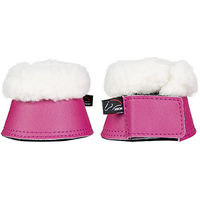 Produktbild von HKM Comfort Gamaschen und Hufglocken für Shetty aus Kunstleder in Rosa
