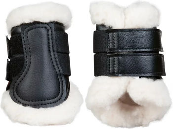 HKM Comfort Geschlossene Gamaschen für Shettys aus Kunstleder Schwarz – Bild 1 von 1