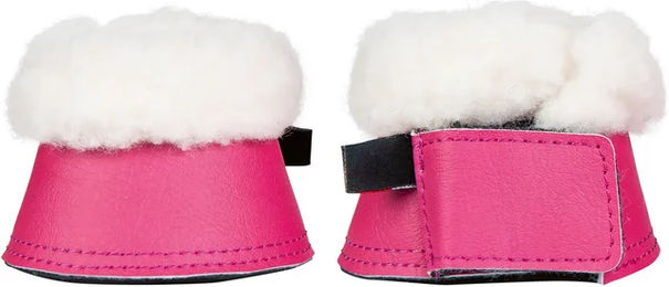 HKM Comfort Hufglocken für Shetty aus Kunstleder in Rosa – Bild 1 von 1