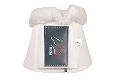 HKM Comfort Hufglocken für Vollblut aus Neopren in Weiß – Bild 1 von 9
