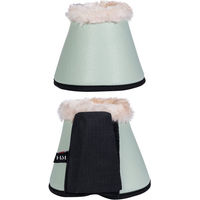 Produktbild von HKM Comfort Hufglocken und Gamaschen Mini Shetty Hellgrün Fur Ballenschutz