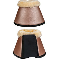 Produktbild von HKM Comfort Hufglocken und Gamaschen Set Rosegold für Mini Shetty