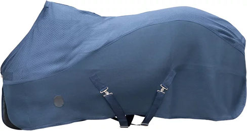 HKM Comfort Premium Fliegendecke für Pferde aus 3D-Mesh-Gewebe Blau 145 cm – Bild 1 von 1
