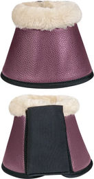 HKM Comfort Premium Fur Hufglocken Gamaschen mit Plüsch in Rot – Bild 1 von 1