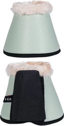 HKM Comfort Premium Fur Hufglocken Gamaschen Plüsch Grün XXL – Bild 1 von 1